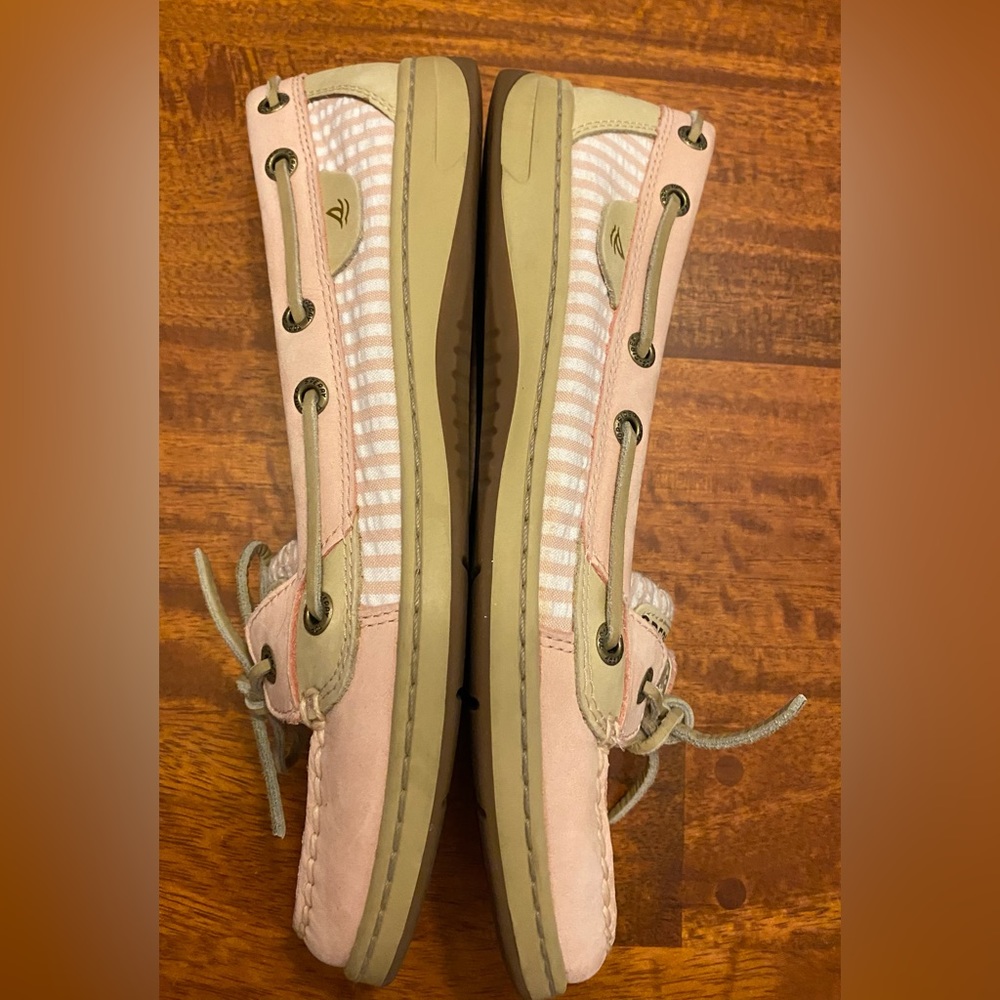 Sperry Pink Top Siders / Boat Shoes Size 8M - Picture 5 of 9